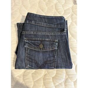 Gap Limited Edition Vintage Double Button Bootcut‎ Dark Rinse Jeans / Size 8A